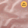 Double Gauze ZETUS Blush / Matte White